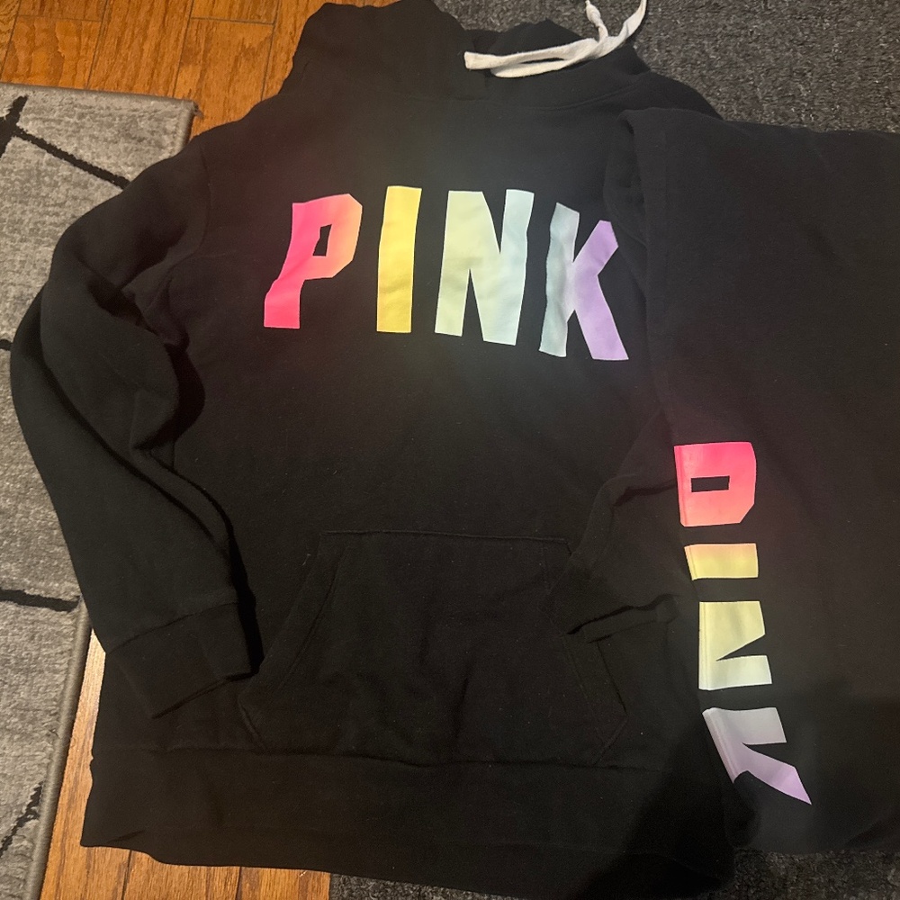 Pink jogger set  with a matching hoodie